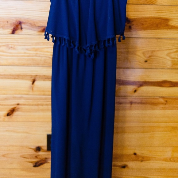 Navy Tassel Maxi - Picture 1 of 5